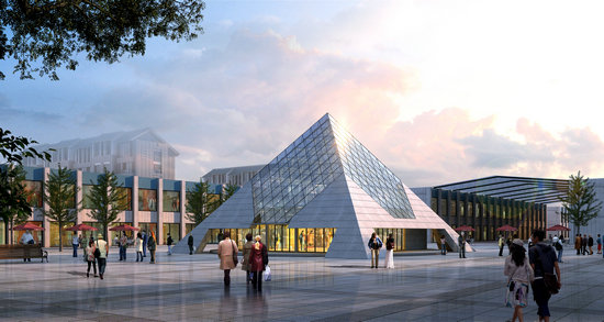 万宁金字塔网架